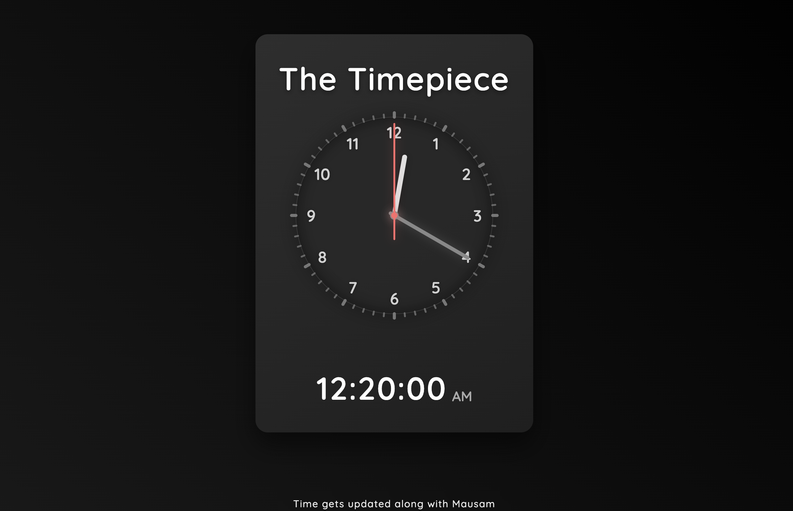Clock App